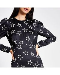 river island star dress