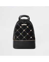 black backpack river island