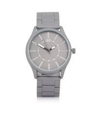 River Island Gray Grey Aesthetic Dial Watch for men