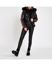 river island shiny jacket