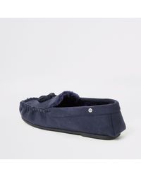 river island mens slippers