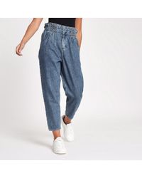river island paperbag jeans