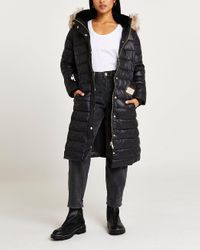 river island wrap coat