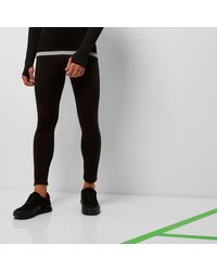 River Island Ri Active Black Print Sports Leggings for men
