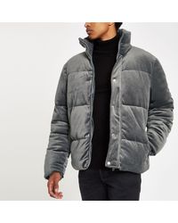 velvet puffer jacket mens