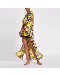 maxi kimono robe