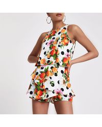 river island spotty jumpsuit