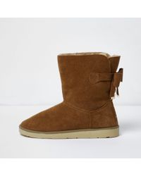 river island bow boots