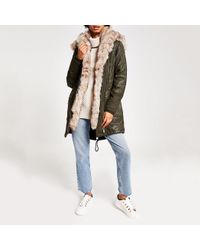 river island notorious parka