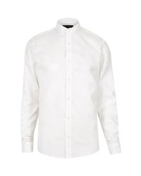 River Island White Slim Fit Shirt for men