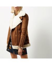 tan aviator jacket