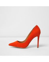 orange court shoes river island