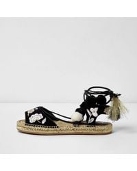 pom pom espadrilles
