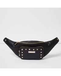 river island white bum bag