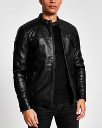 river island mini leather jacket
