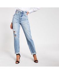 River island carrie high rise mom jeans Clearance