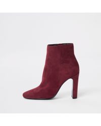 red square toe boots