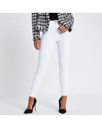 white jeans river island