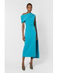 Roksanda Blue Maite Form-Fitting Dress