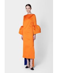Roksanda Orange Bardot Dress