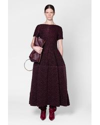 Roksanda Purple Rune Dress
