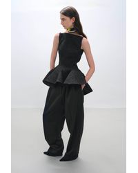 Roksanda Black Axo Top