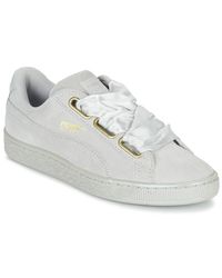 puma heart trainers white