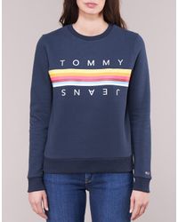 Tommy Hilfiger Blue Tjw Rainbow Tommy Sweatshirt