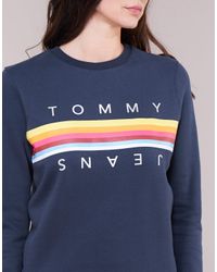 Tommy Hilfiger Blue Tjw Rainbow Tommy Sweatshirt
