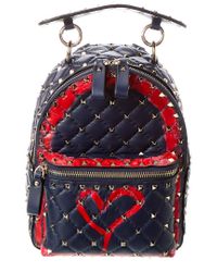 valentino heart backpack