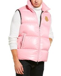 puffer vest pink