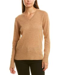 Ainsley Brown V-neck Cashmere Sweater