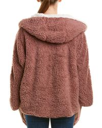 Sweet rain reversible plush jacket Clearance