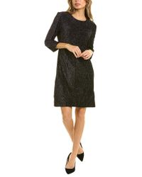 Julia Jordan Velvet Mini Dress in Black 
