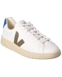 Veja Heren Sneakers Wit combi mesh logo sneaker | Van den Assem