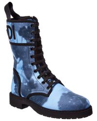 blue fendi boots