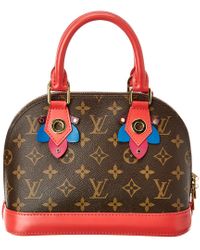 Louis Vuitton Limited Edition Pink Totem Monogram Canvas Alma Bb - Lyst