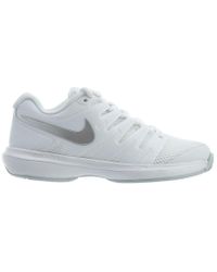 Nike Rubber Air Zoom Prestige Tennis Shoes in White/Metallic Silver (White)  | Lyst Australia