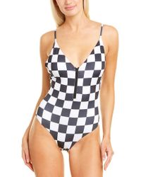 Chaser Synthetic Zip Front One Piece In Black Lyst Chaser Synthetic Zip Front One Piece In Black Lyst