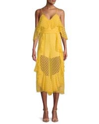 Alice McCALL What You Waiting For Silk Jumpsuit in Yellow - Lyst