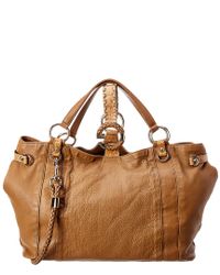 Gucci Brown Leather Wave Satchel