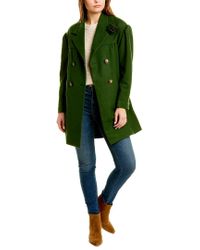 something navy camel coat