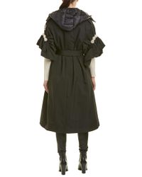 Moncler Black Ruth Twill Coat