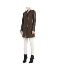 bcbg green coat