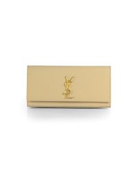 saint laurent nude clutch