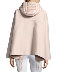 Moncler Anglesite Hooded Wool-blend Jacket in Pastel Pink (Pink) - Lyst