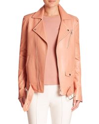 theory lambskin leather jacket