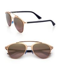 Dior | Metallic Reflected 52mm Modified Pantos Sunglasses | Lyst