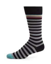 Paul Smith | Black Stretch Cotton-blend Socks for Men | Lyst