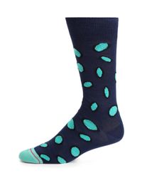 Paul Smith | Green Bold Spot Cotton-blend Socks for Men | Lyst